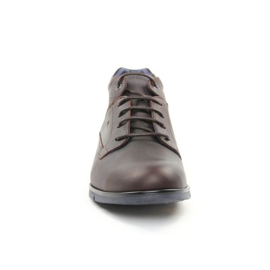 chaussures montantes marron foncé mode homme automne hiver - Photo Produit 6
