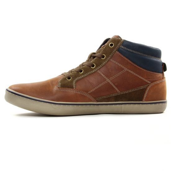 chaussures montantes marron mode homme automne hiver - Photo Produit 3