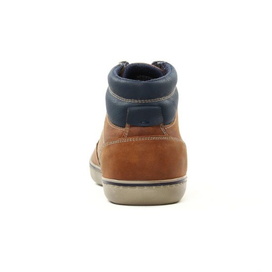 chaussures montantes marron mode homme automne hiver - Photo Produit 7