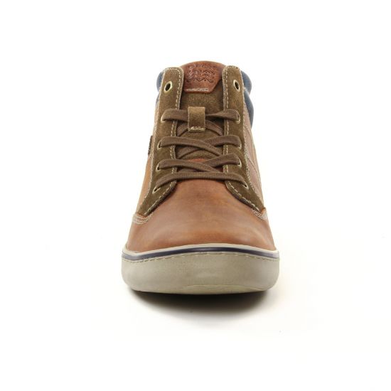 chaussures montantes marron mode homme automne hiver - Photo Produit 6