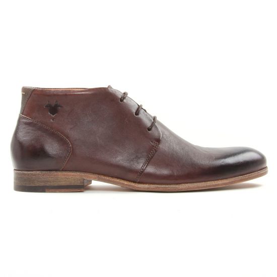 bottines Chukka marron mode homme automne hiver - Photo Produit 2