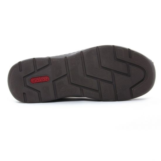 chaussures basses à lacets marron noir mode homme automne hiver - Photo Produit 5