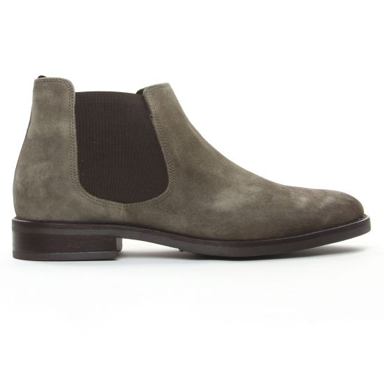 boots gris beige mode homme automne hiver - Photo Produit 2