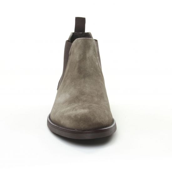 boots gris beige mode homme automne hiver - Photo Produit 6