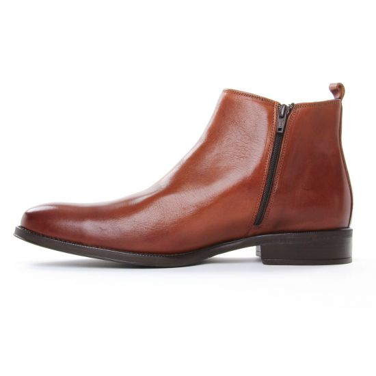 boots marron mode homme automne hiver - Photo Produit 3