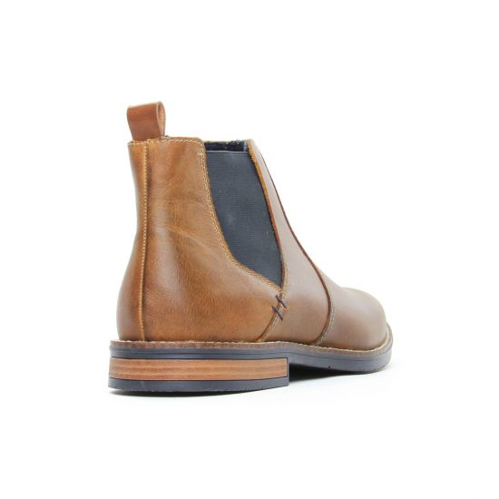 boots marron mode homme automne hiver - Photo Produit 7