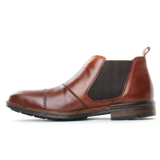 boots marron mode homme automne hiver - Photo Produit 3