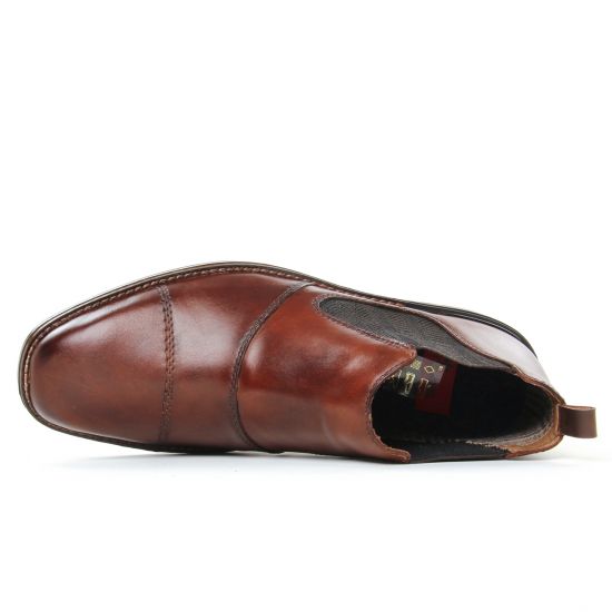 boots marron mode homme automne hiver - Photo Produit 4