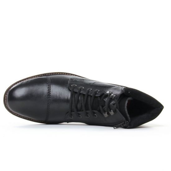 chaussures montantes noir mode homme automne hiver - Photo Produit 4