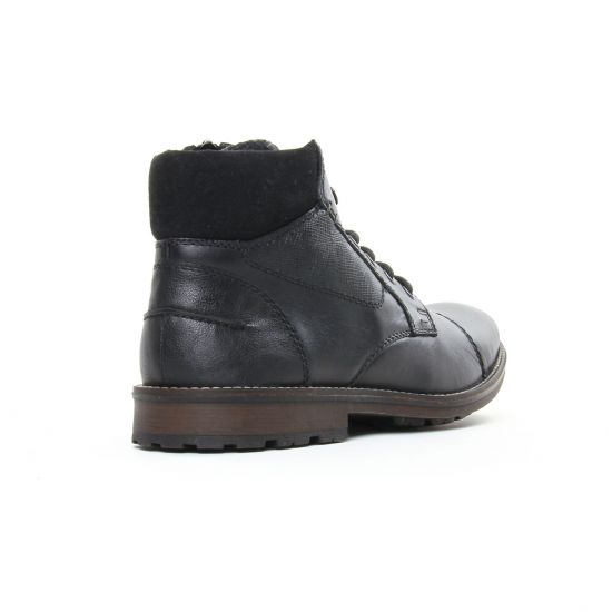 chaussures montantes noir mode homme automne hiver - Photo Produit 7