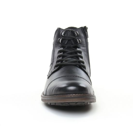 chaussures montantes noir mode homme automne hiver - Photo Produit 6