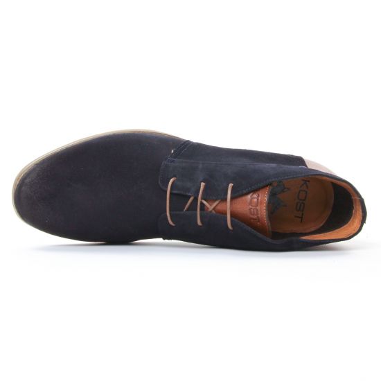 bottines Chukka bleu marine mode homme automne hiver - Photo Produit 4