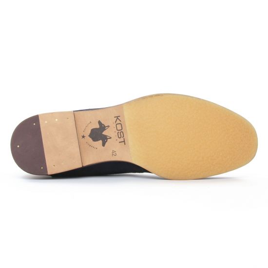 bottines Chukka bleu marine mode homme automne hiver - Photo Produit 5