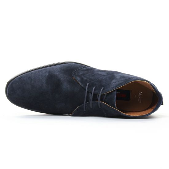 bottines Chukka bleu marine mode homme automne hiver - Photo Produit 4