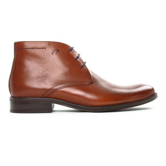 bottines Chukka marron mode homme automne hiver - Photo Produit 2