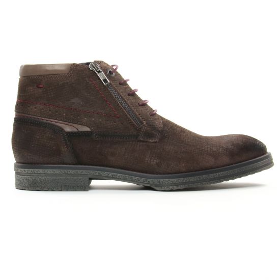 bottines Chukka marron mode homme automne hiver - Photo Produit 2