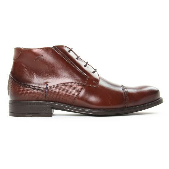 bottines Chukka marron mode homme automne hiver - Photo Produit 2