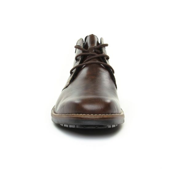 bottines Chukka marron foncé mode homme automne hiver - Photo Produit 6