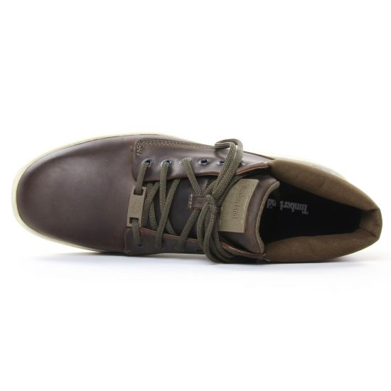 bottines Chukka marron foncé mode homme automne hiver - Photo Produit 4