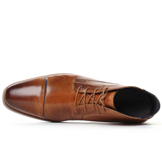 bottines Chukka marron gold mode homme automne hiver - Photo Produit 4