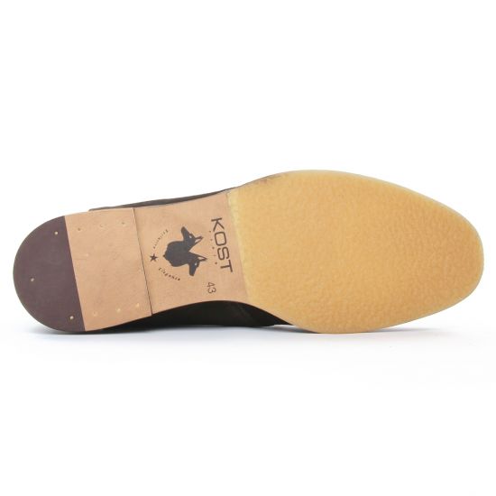 bottines Chukka marron foncé mode homme automne hiver - Photo Produit 5