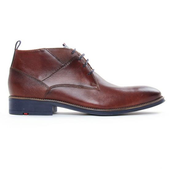 bottines Chukka marron mode homme automne hiver - Photo Produit 2