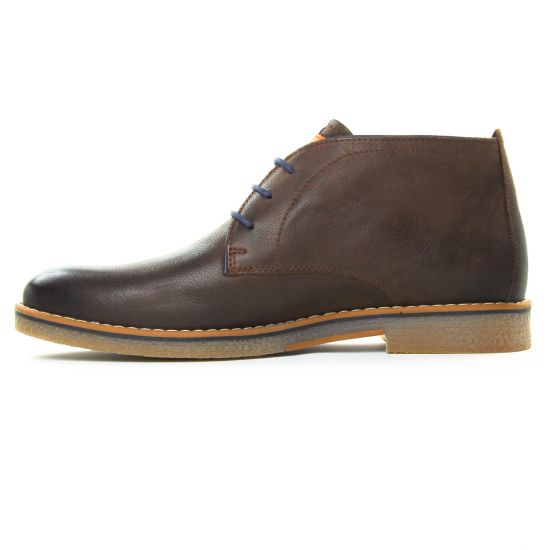 bottines Chukka marron mode homme automne hiver - Photo Produit 3