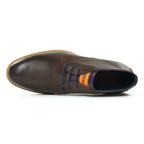 bottines Chukka marron mode homme automne hiver - Photo Produit 4