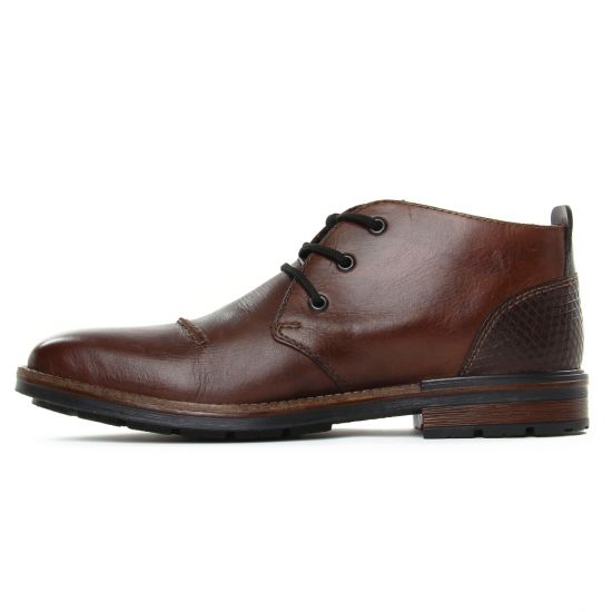 bottines Chukka marron mode homme automne hiver - Photo Produit 3
