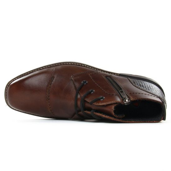 bottines Chukka marron mode homme automne hiver - Photo Produit 4