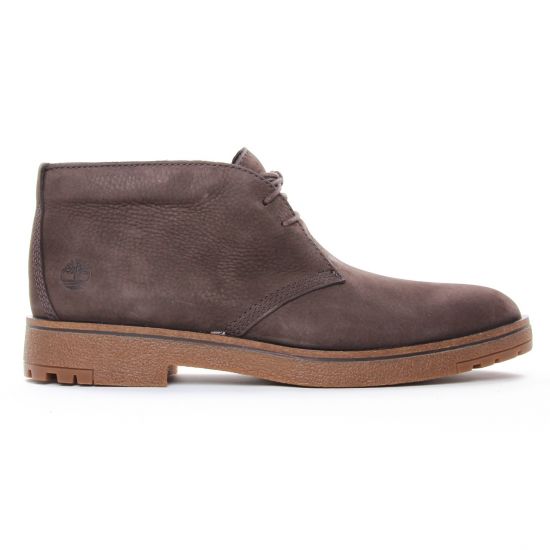 bottines Chukka marron foncé mode homme automne hiver - Photo Produit 2