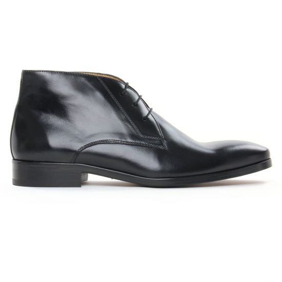 bottines Chukka noir mode homme automne hiver - Photo Produit 2