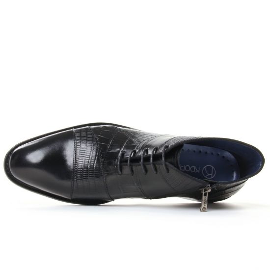 chaussures montantes noir mode homme automne hiver - Photo Produit 4