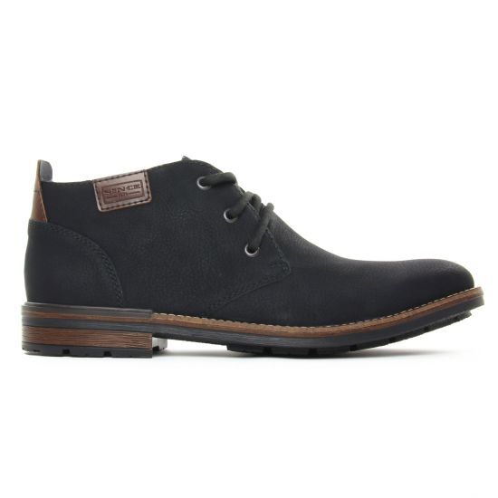 bottines Chukka noir mat mode homme automne hiver - Photo Produit 2
