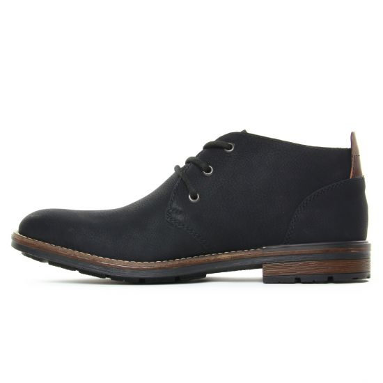 bottines Chukka noir mat mode homme automne hiver - Photo Produit 3