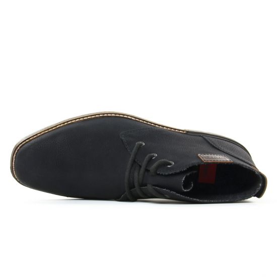 bottines Chukka noir mat mode homme automne hiver - Photo Produit 4