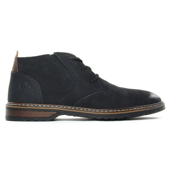bottines Chukka noir mode homme automne hiver - Photo Produit 2