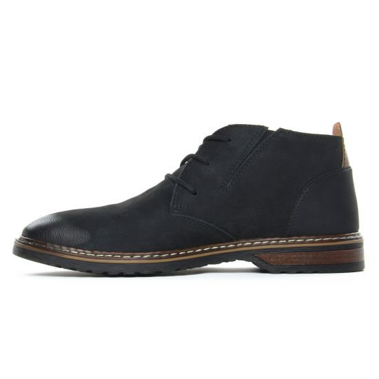 bottines Chukka noir mode homme automne hiver - Photo Produit 3