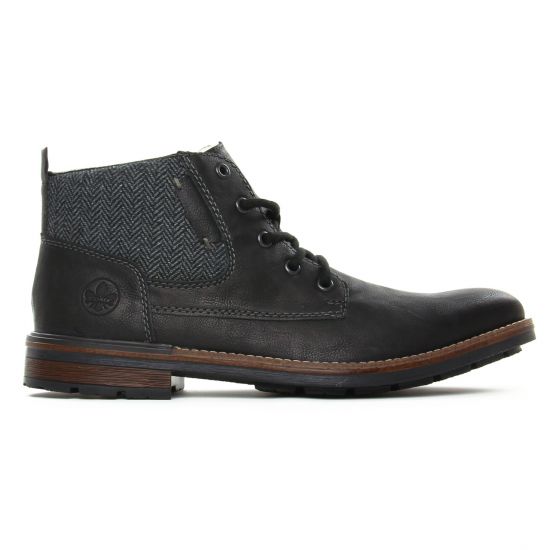 bottines Chukka noir mode homme automne hiver - Photo Produit 2