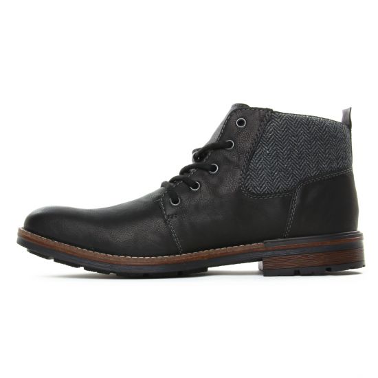 bottines Chukka noir mode homme automne hiver - Photo Produit 3