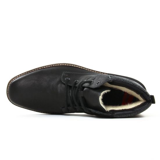 bottines Chukka noir mode homme automne hiver - Photo Produit 4