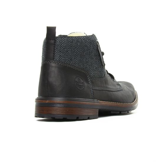 bottines Chukka noir mode homme automne hiver - Photo Produit 7