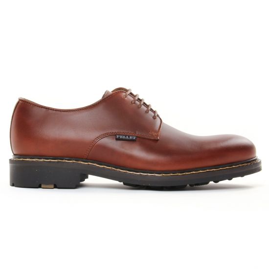 chaussures basses à lacets marron mode homme automne hiver - Photo Produit 2