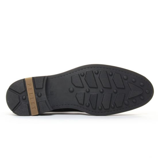 chaussures basses à lacets marron foncé mode homme automne hiver - Photo Produit 5