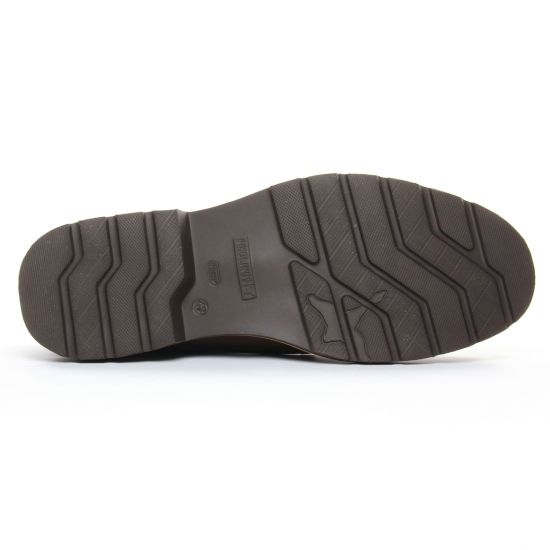 chaussures basses à lacets marron foncé mode homme automne hiver - Photo Produit 5