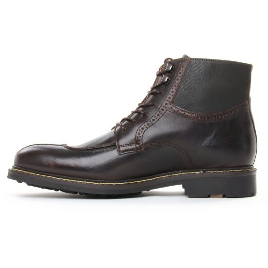 chaussures montantes marron mode homme automne hiver - Photo Produit 3