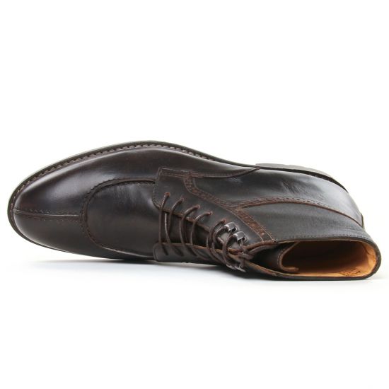 chaussures montantes marron mode homme automne hiver - Photo Produit 4