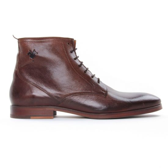 chaussures montantes marron mode homme automne hiver - Photo Produit 2