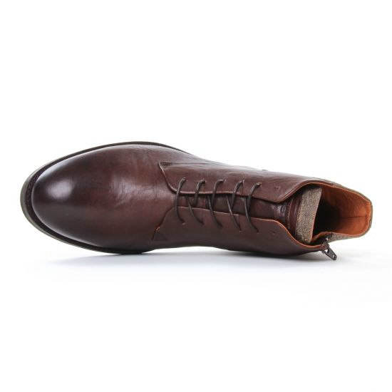 chaussures montantes marron mode homme automne hiver - Photo Produit 4