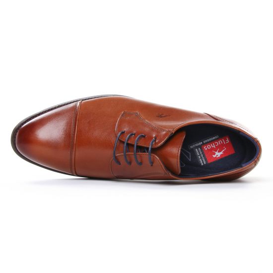 derbies marron cognac mode homme automne hiver - Photo Produit 4